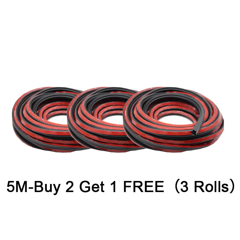Car Noise Reduction Dust-proof Rubber Seal Strip - Image 3