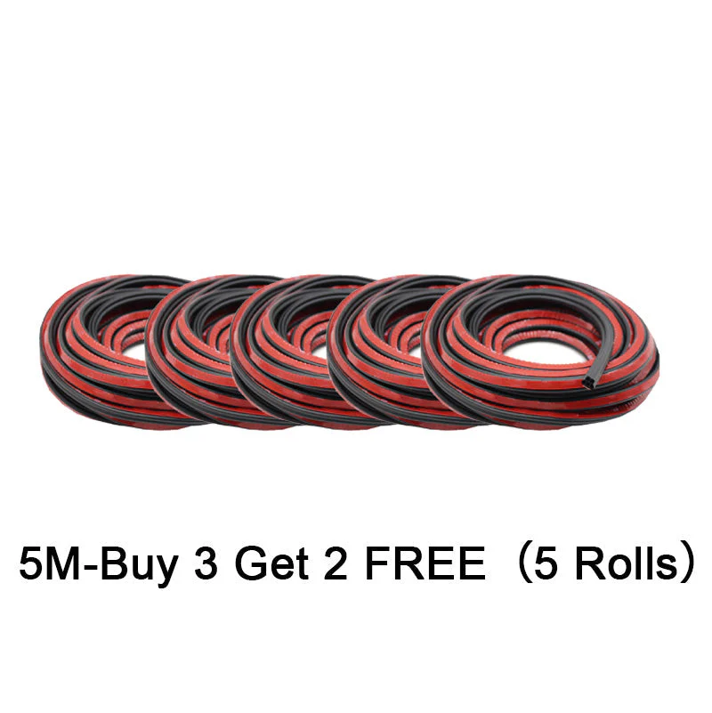 Car Noise Reduction Dust-proof Rubber Seal Strip - Image 6