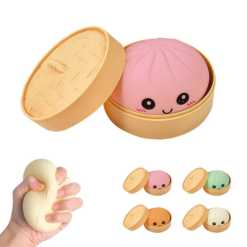 Ultra-Rare Rainbow Smiling Dumpling Squishy - Image 11