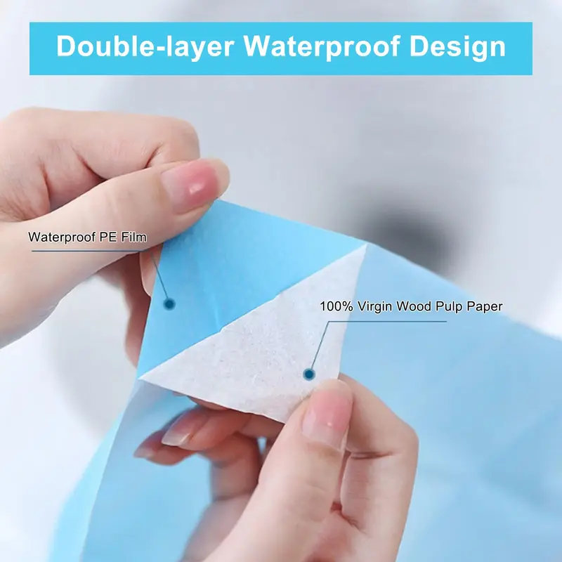 10 Packs Tear-Free Toilet Seat Covers Disposable for Adults and Kids - Image 6