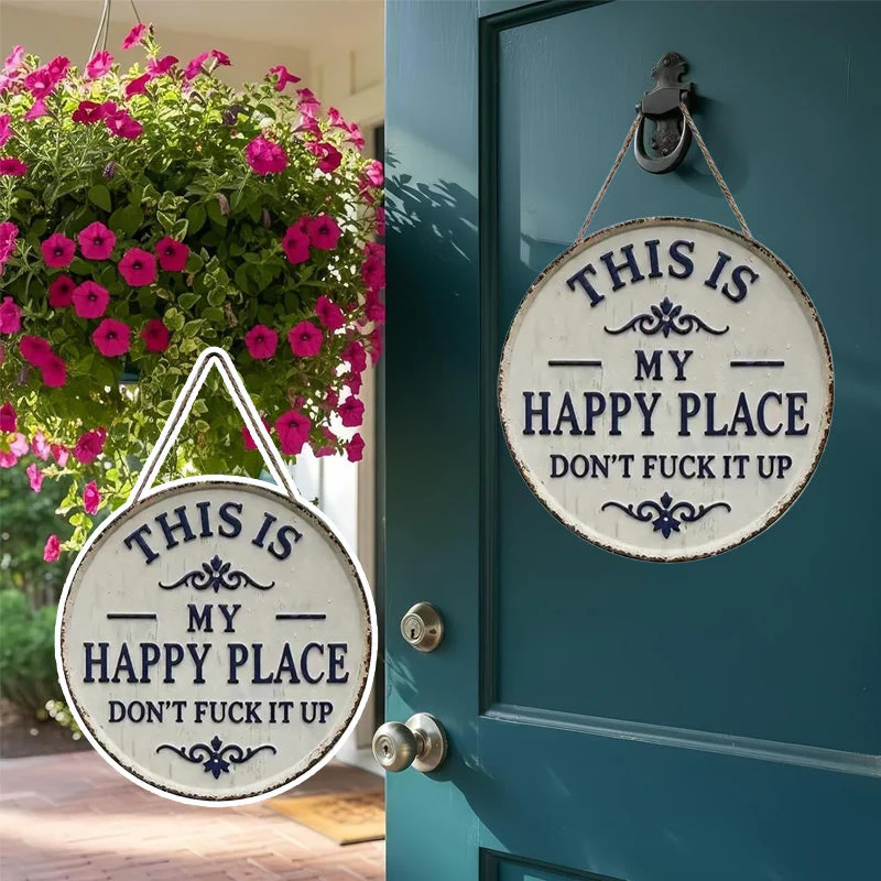 “This Is My Happy Place” Door Sign - Image 2