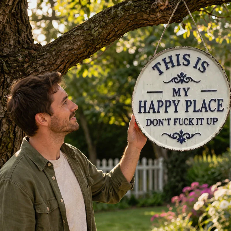 “This Is My Happy Place” Door Sign - Image 5