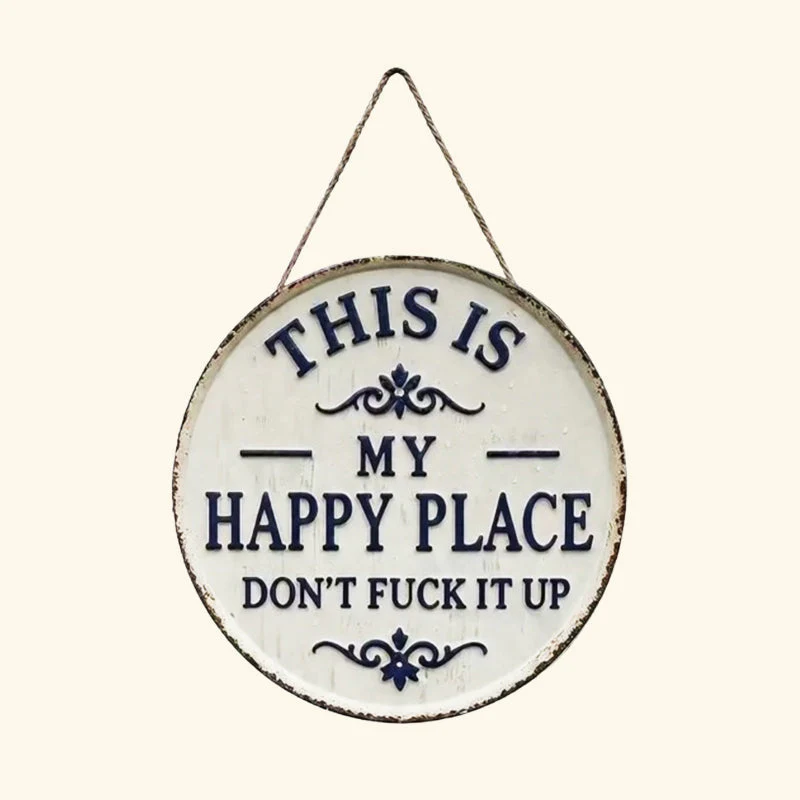 “This Is My Happy Place” Door Sign - Image 7