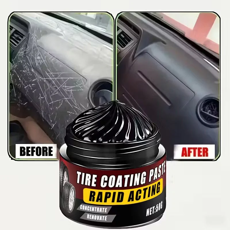 Premium Tire Coating & Trim Restorer: Bring Back the Original Deep Black Shine to Rubber and Plastic - Image 3