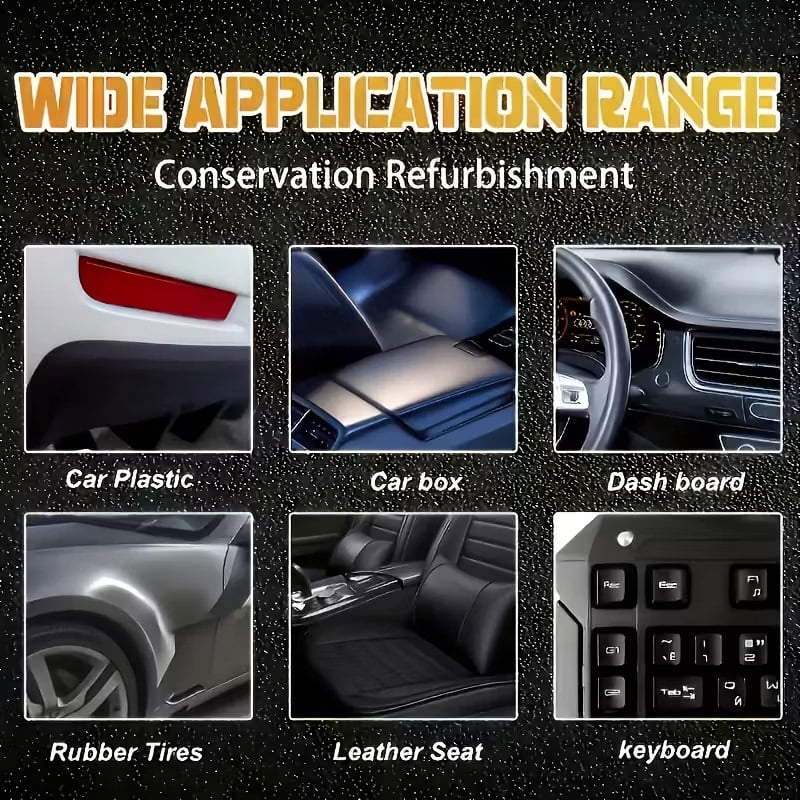 Premium Tire Coating & Trim Restorer: Bring Back the Original Deep Black Shine to Rubber and Plastic - Image 6