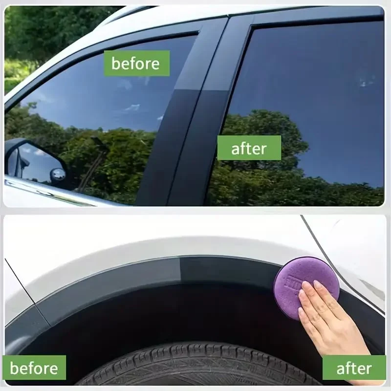 Premium Tire Coating & Trim Restorer: Bring Back the Original Deep Black Shine to Rubber and Plastic - Image 7