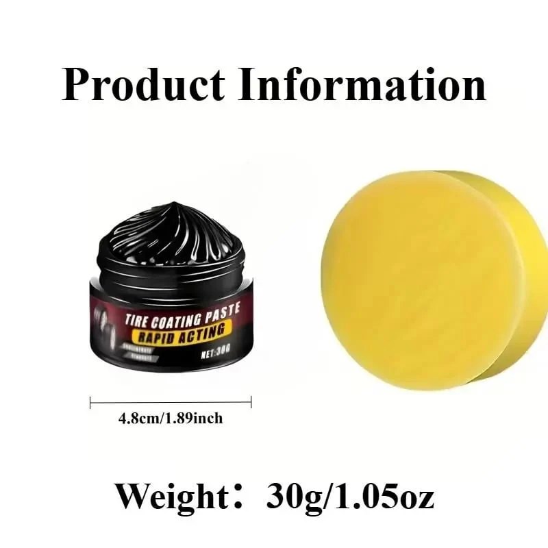 Premium Tire Coating & Trim Restorer: Bring Back the Original Deep Black Shine to Rubber and Plastic - Image 8