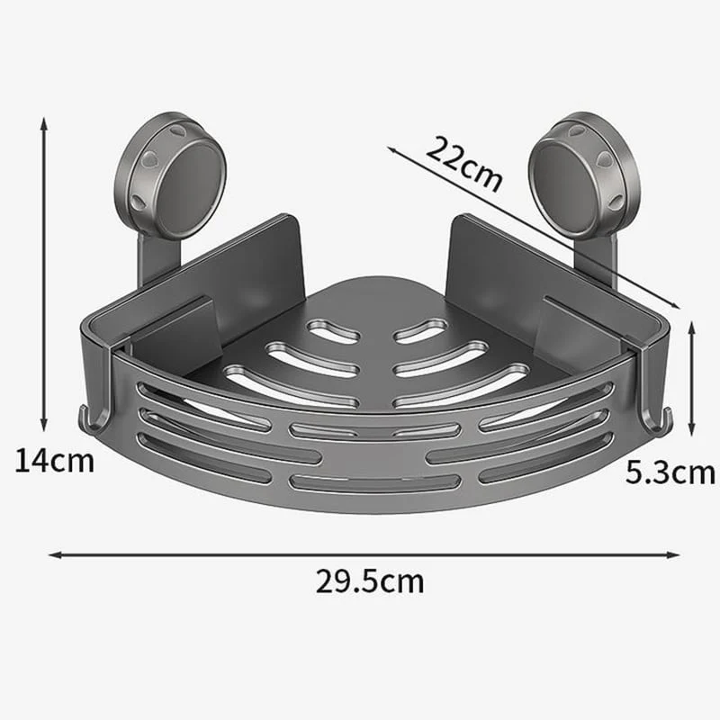 Triangle Suction Cup Shower Caddy - Image 2