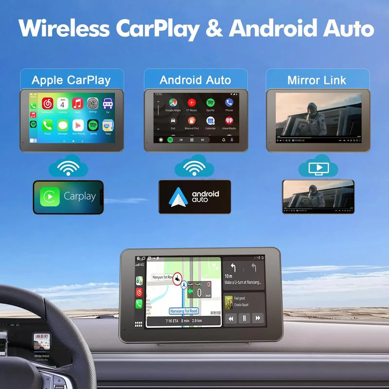 🔥Upgraded Wireless CarPlay Screen for Andriod & Iphone - Image 4