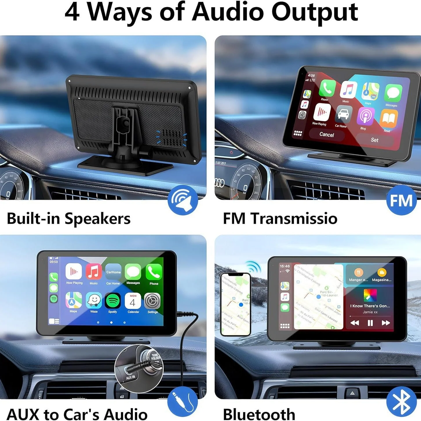 🔥Upgraded Wireless CarPlay Screen for Andriod & Iphone - Image 7