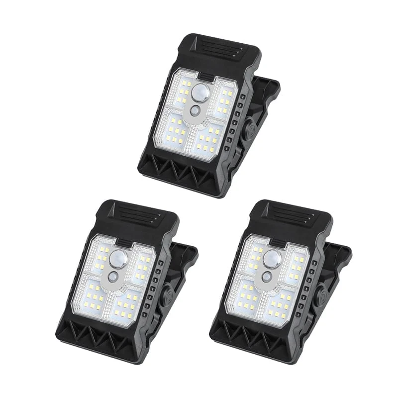 USB & Solar Powered Motion Sensor Clip Lights - Image 2