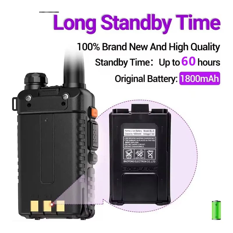 📻✨UV-5R Dual Band Ham Radio – Stay Connected Anywhere! 🌍🚶♂️ - Image 2