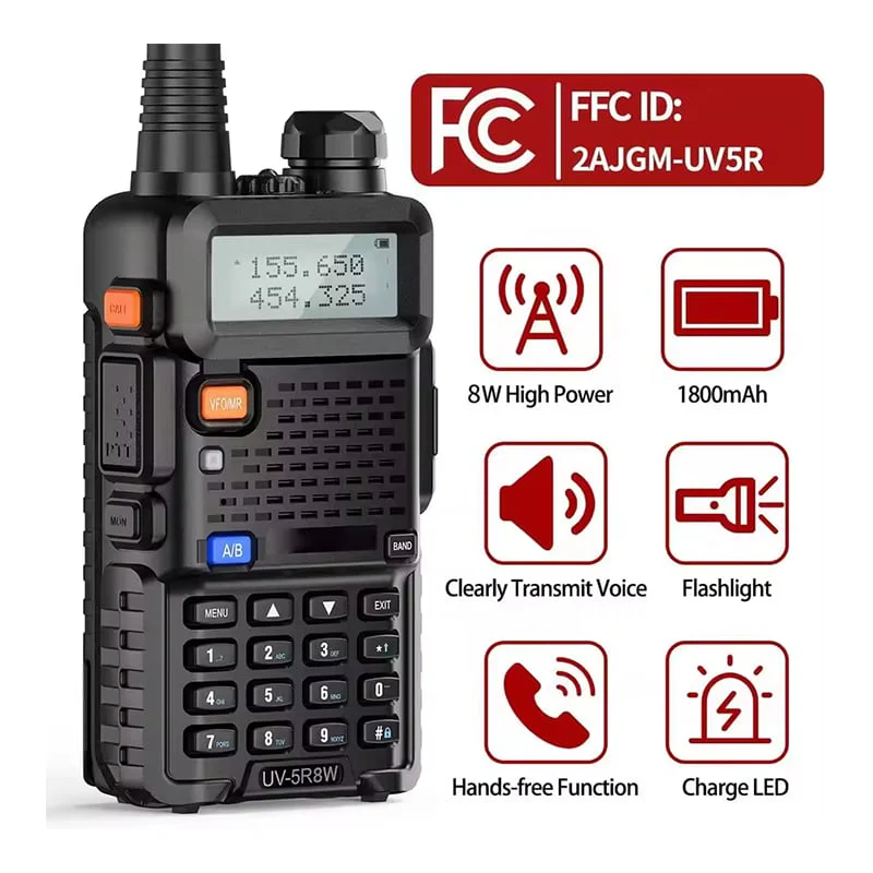 📻✨UV-5R Dual Band Ham Radio – Stay Connected Anywhere! 🌍🚶♂️ - Image 3