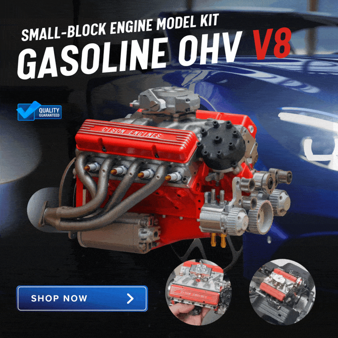 Gasoline OHV V8 Small-block Engine Model Kits - Image 2