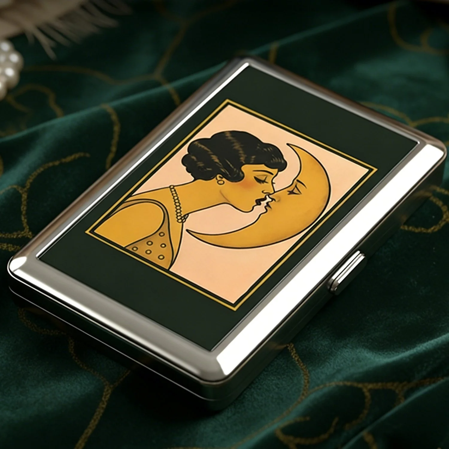 🛡️Vintage Art Deco Versatile Card & Cash Case With RFID Protection - Image 5