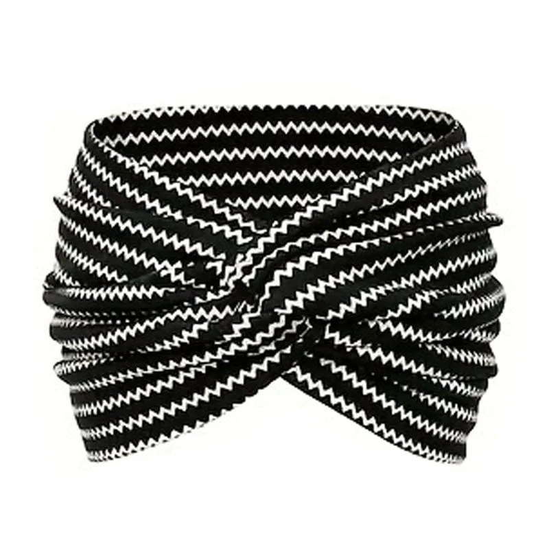 Vintage Style Wide Tie-Dye Hairband - Image 10