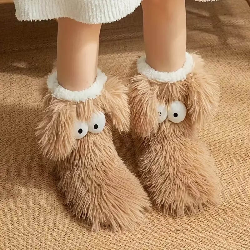Women's Plush Slippers Socks - Image 2