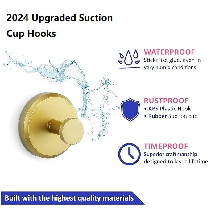 🔥 Stainless Steel Suction Cup Hooks (2X) - Image 2